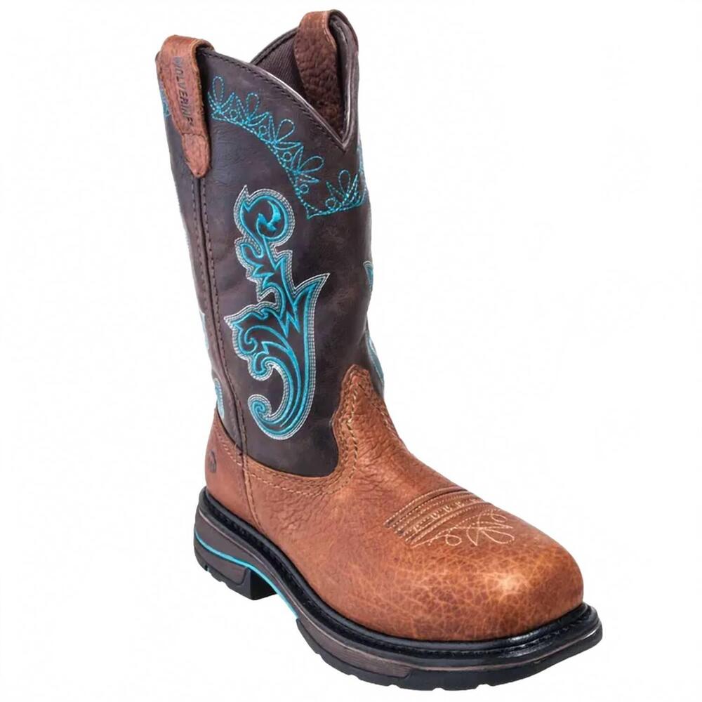 NEW WOLVERINE women's kacey boot in dark coffee / poplar